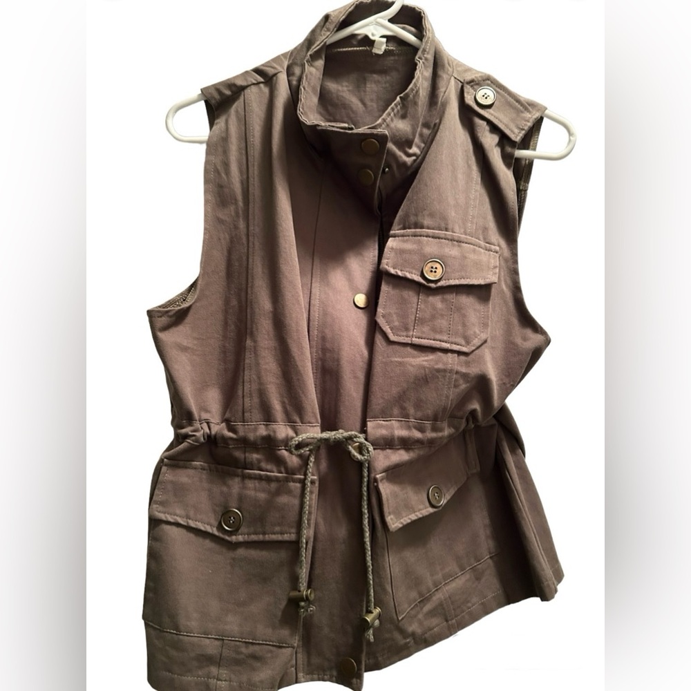 [No Brand] Olive Green Cargo Vest